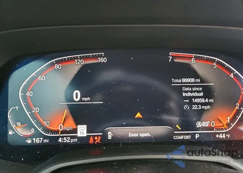 2019 BMW X5 xDrive50I z USA, uszkodzony, nr VIN 5UXJU2C58KLN65186